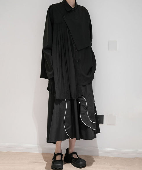 Half Pleated Blouse